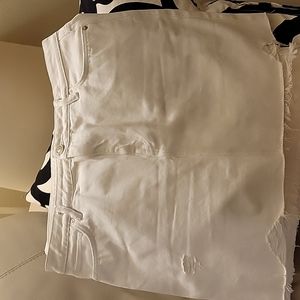 White NWOT All Saints jean skirt
